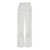 TOTÊME TOTEME Monogram Cotton Blend Trousers WHITE