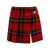 Alexander McQueen Alexander McQueen Tartan Miniskirt RED