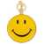 Moschino Moschino Smiley Key Ring Yellow