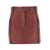 TELA Helen Leather Skirt Red