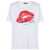 Balmain Balmain  Kiss Print Logo T.Shirt.Bulky Clothing Black