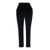 Dolce & Gabbana Black Pants With High Waist And Belt Loops In Velvet Woman Black