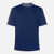 Brunello Cucinelli Brunello Cucinelli Blue Cotton T-Shirt BLU INDIGO+GRIGIO CHIARO