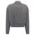 Brunello Cucinelli Grey Sweatshirt With Logo Detail On The Front In Cotton Blend Woman GREY