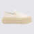 MM6 Maison Margiela Mm6 Maison Margiela Ecru Canvas Slip On Sneakers Beige