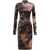 ETRO Etro Printed Short Dress Black