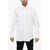 BAGUTTA Cotton Poplin Miami Shirt With Spread Collar White