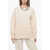 Stella McCartney Brushed Cotton Sweater With Chain Detail Beige