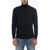 Ralph Lauren Turtleneck Monochrome Merino Wool Sweater Blue