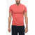 Ralph Lauren Crew Neck Cotton T-Shirt With Embroidered Logo Pink