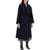 IVY OAK Wool Coat By Carrie Rose NAVY BLUE