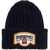 DSQUARED2 "Beanie Hat With Patch Logo NAVY