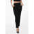 Max Mara Stretchy High Waist Pants With Cuffed Hem Black