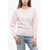 Max Mara Leisure Virgin Wool Crewneck Sweater Pink