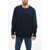 Ralph Lauren Crew Neck Flleeced Cotton Sweatshirt With Embroidered Logo Blue