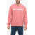 Ralph Lauren Polo Sport Crew Neck Fleece Cotton Sweatshirt With Print Pink