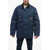 SKY HIGH FARM Denim Utility Jacket With Velvet Collar Blue