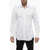 XACUS Spread Collar Poplin Cotton Slim Fit Shirt White