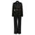 Saint Laurent Saint Laurent One-Piece Belt Twill Suit Black