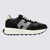 Hogan Hogan White And Black Leather H641 Sneakers Black