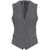 NORMA KAMALI Stretch vest with lapels Black