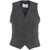 Kaos Single-breasted vest Black