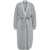 LIU JO SPORT Long cardigan with waist belt Grey