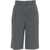 Kaos Bermuda shorts with pleat Grey