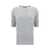 WILD CASHMERE Wild Cashmere Kylie Short-Sleeve Sweater In Wool And Cashmere GREY