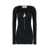 THE ATTICO The Attico Half-Zip Mini Dress Black