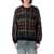 Dime Dime Plaid Mohair Knit Sweater Black