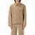 MARINE SERRE Marine Serre Moon Jacquard Twill Workwear Jacket DARK BEIGE