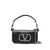 Valentino Garavani Valentino Garavani Locò Small Leather Shoulder Bag Black