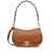 Valentino Garavani Valentino Garavani Ohval Small Leather Shoulder Bag Brown