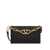 Valentino Garavani Valentino Garavani Vlogo Chain Mini Leather Clutch Black