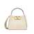 Valentino Garavani Valentino Garavani Alltime Medium Leather Handbag WHITE