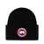 CANADA GOOSE Canada Goose Logo Wool Beanie Black