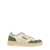 AUTRY Autry Medalist Low Super Vintage White Leather And Suede Beige And Green Sneakers BEIGE, WHITE, GREEN