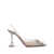 AMINA MUADDI Amina Muaddi Begum Glass Slingback Pumps GREY