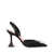 AMINA MUADDI Amina Muaddi Begum Satin Slingback Pumps Black