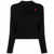 AMI Paris AMI Paris Ami De Coeur Wool Sweater Black