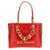 Balmain Balmain '1945 Soft Small' Shopping Bag RED