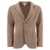 Lardini Lardini Unlined Cashmere Blazer Beige