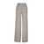 Brunello Cucinelli Taupe Gray High Waisted Wide Leg Pants In Linen Blend Woman GREY