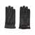 KITON Kiton Leather Gloves Black