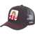 Capslab One Piece Trucker Cap Black