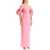 SOLACE LONDON Long Sian Dress* LIGHT PINK