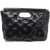 Liu Jo Glossy shopper with studs Black