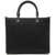 Elisabetta Franchi Jacquard shopper with charms Black