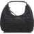 Elisabetta Franchi Hobo bag in jacquard Black